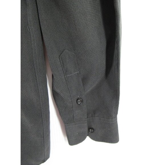 Zanella Shirt Medium Button Down Pocket Collared Textured Italy * - Picture 3 of 12